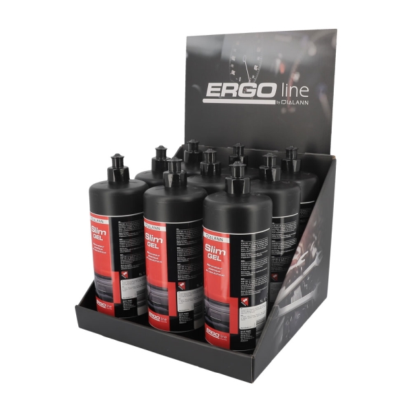 Lot de 9 SLIM GEL avec présentoir